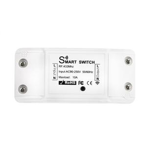 Cuộc sống thông minh Wifi ngắt mạch 433Mhz AC 90-250V đơn ngắt mạch RF/Wifi + RF mini điều khiển kép chuyển đổi thông minh bán buôn - Product Image 6