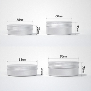Latas Pequeñas de Aluminio para Especias y Condimentos |   Recipientes Metálicos para Hierbas de Grado Alimenticio con Tapa |   Mini Frascos de Embalaje Reciclables - Product Image 2
