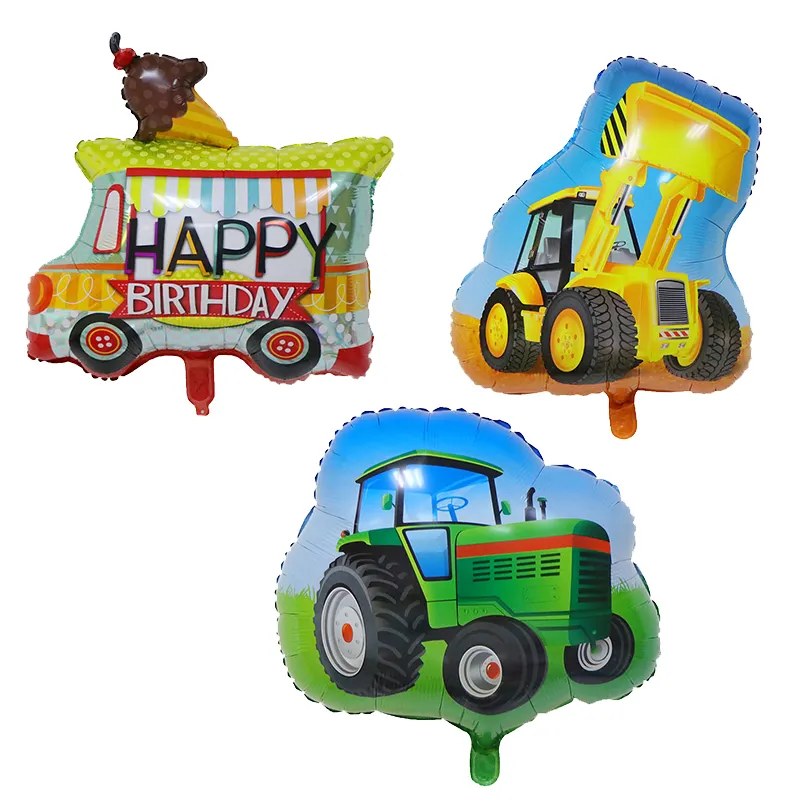 2022 Kinderen Speelgoed Ballonnen Goedkope Cartoon Auto Vormige Folie Ballonnen Voor Kinderen Verjaardagscadeau
