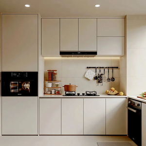 Mobili da Cucina Ecologici di Fabbrica Design Semplice Armadi da Cucina Personalizzati Mobili da Cucina su Misura - Product Image 1