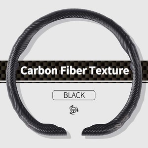 Housse de <span class=keywords><strong>volant</strong></span> de luxe personnalisée avec fibre de carbone pour la protection de la voiture, compatible avec <span class=keywords><strong>Toyota</strong></span> Avalon Corolla Camry <span class=keywords><strong>Rav4</strong></span> - Product Image 6