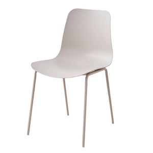 Ghế ăn ngoài trời phong cách tối giản Bắc Âu, chất liệu dày dặn, phổ biến, có tựa lưng bằng nhựa thoải mái - Product Image 2