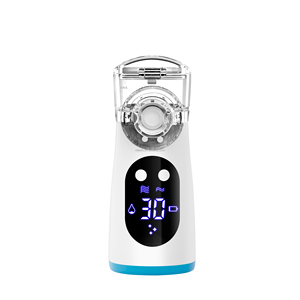 Tampilan layar Digital desain baru 2024, <span class=keywords><strong>Nebulizer</strong></span> jala ultrasonik dapat diisi ulang daya listrik untuk perawatan masalah napas penggunaan di rumah - Product Image 4