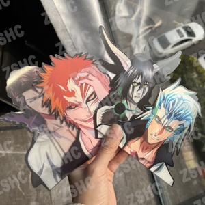 300 Designs Großhandel Mix Anime <span class=keywords><strong>Motion</strong></span> Sticker Personalisierbare Lentikular-Autoaufkleber Cartoon Dekor Wasserdichte Autoaufkleber - Product Image 6