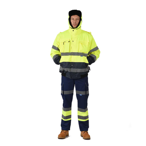 <span class=keywords><strong>Casco</strong></span> <span class=keywords><strong>de</strong></span> <span class=keywords><strong>Seguridad</strong></span> <span class=keywords><strong>de</strong></span> Alta Visibilidad <span class=keywords><strong>con</strong></span> <span class=keywords><strong>Orejeras</strong></span> <span class=keywords><strong>de</strong></span> Piel Sintética <span class=keywords><strong>de</strong></span> Conejo, Estilo Trapper Bomber, para Nieve, Invierno, Esquí, <span class=keywords><strong>con</strong></span> Cinta Reflectante, Certificado EN13356 - Product Image 5