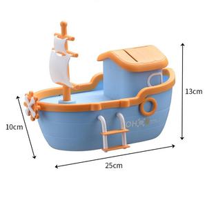 Tirelire en forme de <span class=keywords><strong>voilier</strong></span> de dessin animé pour enfants, boîte à monnaie mignonne en forme de bateau, ornement de décoration de bureau, cadeau d'anniversaire pour enfants - Product Image 6