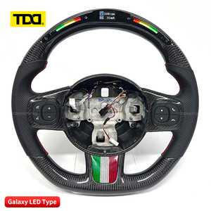 Volant en fibre de carbone LED personnalisé TDD pour Fiat Abarth 595 595C 695 695C 500 500C - Product Image 1
