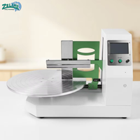 Nouvelle machine automatique de glaçage et de décoration de gâteaux ZL-MD10 avec écran tactile, réglable en hauteur de 4 à 16 pouces