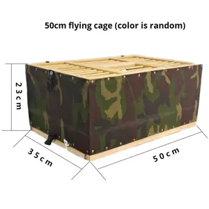 Vouwbare houten duivenkooi voor wedstrijdtraining, draagbare handzame duivenkooi voor duiven - Product Image 6