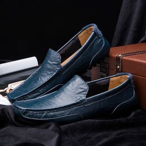 Chaussures habillées pour hommes de haute qualité en gros d'usine, style classique et tendance, à enfiler, automne, semelle plate, en PU, type Oxford, de luxe, pour le bureau, motif léopard - Product Image 1
