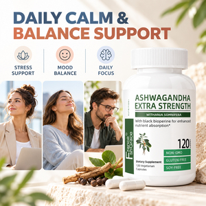 Suplemento de Ashwagandha Personalizado Shecome con Pimienta Negra, Suplemento Herbal Vegano para la Salud - Product Image 5
