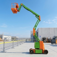 Nouvelle nacelle articulée automotrice Jiubang à commande hydraulique électrique, certifiée CE, modèle 12M, plateforme de 12 m