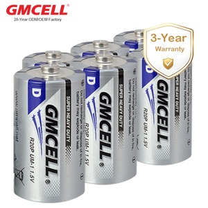 Batteries au zinc-carbone D grande capacité en gros, piles R20P D pour lampe torche, lanterne, haut-parleur, clavier électronique - Product Image 1