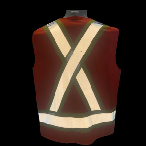 Gilet de sécurité réfléchissant haute visibilité CITICITY pour travaux de topographie, robuste, avec poche à pression et emplacements pour stylos - Product Image 3