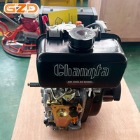 Moteur diesel Changfa 173F 247cc refroidi par air à injection directe 3,8 kW pour petites machines d'ingénierie