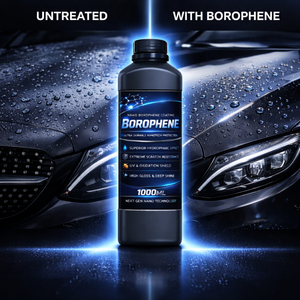 GRAPHONEX โบโรฟีน นาโนโค้ทติ้งสำหรับรถยนต์-1000 มล. ป้องกัน 10 ปี ความหนา 60 ไมครอน ความแข็ง 12 ป้องกันน้ำ/สิ่งสกปรก/รอยขีดข่วน/รังสียูวี - Product Image 3