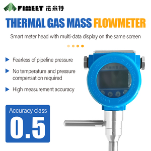 바이오 가스 플랜트 가스 및 압축 공기 응용 공장 맞춤형 OEM 지원을 위한 CE 인증 열질량 유량계 - Product Image 3