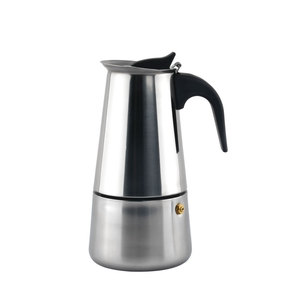Estufa eléctrica de gas <span class=keywords><strong>Cafetera</strong></span> <span class=keywords><strong>italiana</strong></span> Estufa de <span class=keywords><strong>acero</strong></span> <span class=keywords><strong>inoxidable</strong></span> Café OEM Moka Pot 6 Cup - Product Image 6