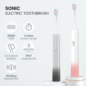 Cepillo de dientes eléctrico ultrasónico para todo público, cepillo de dientes ultrasónico Ultra blanqueador, Sónico e inteligente, venta al por mayor - Product Image 2
