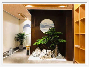 Planta artificial de plástico de pino, árbol artificial de estilo japonés, bonsái, decoración para el hogar y la Oficina, gran oferta - Product Image 3