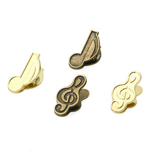 <span class=keywords><strong>Clip</strong></span> en forme de symbole musical créatif, <span class=keywords><strong>clip</strong></span> en métal rétro, papeterie scolaire, <span class=keywords><strong>clip</strong></span> pour cartes - Product Image 2