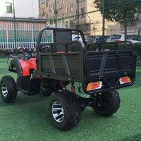 Mini-tracteur électrique tout-terrain (ATV) chinois, véhicule utilitaire léger (EV) pour petite ferme, 4 roues, avec benne de chargement, remorque agricole, chariot de plage, véhicule tout-terrain (UTV)