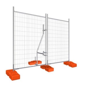 Tijdelijk gelast gegalvaniseerd veiligheidshekwerk paneel 6ft x 10ft verplaatsbaar industrieel draagbaar bouwhekwerk 3D-modellering - Product Image 6