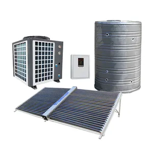 太阳能加热器平板项目太阳能集热器板空气能热泵热水器加热系统