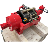 Treuil à câble à bobine libre 10 tonnes, treuil hydraulique de récupération avec embrayage pneumatique, treuil à capstan robuste pour camion, 22000 lb