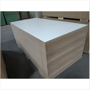 Modern Design 18mm <strong>MDF</strong> Board E0/E1/E2 White Melamine Paper Laminated HDF Hardboard for Indoor Furniture Wood Fiber Certified - Product Image 6