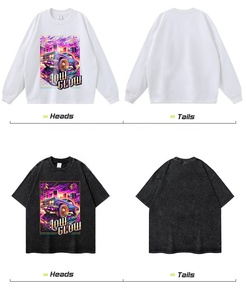 Camisetas Unisex 100% Algodón, Estampado de Auto, Estilo Urbano, Corte Holgado, Casual, Transpirable, con Impresión Digital Frontal - Product Image 4