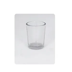 Genuine Supplier Mini Clear Table Decoration Glass Candle Jar