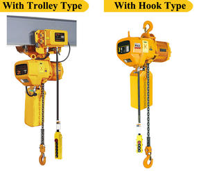 New Condition and Electric Power Source 0.5Ton 1Ton 2Ton 3Ton 5Ton Electric <strong>Chain</strong> <strong>Hoist</strong> With Trolley - Product Image 2