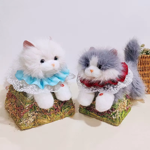 Peluche chat Ragdoll, adorable poupée, petite peluche chaton, décoration d'intérieur, cadeau de fêtes, cadeau pour enfants - Product Image 4