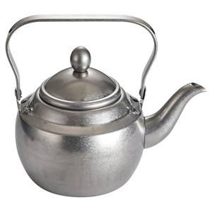 Stainless Steel <b>Teapot</b> With Lid Pour Over Kettle Household Water Boiler Kung Fu Tea <b>Set</b> Distressed Handle - Product Image 1