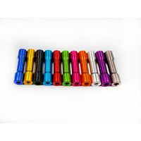 Stud Aluminum 6061 6063 Double-ended Cylindrical Rod Coupling Spacers M3 Anodized Finish High Precision CNC Machining Services