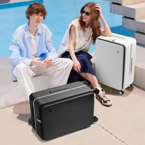 Ensemble de bagages de luxe en tissu nylon de haute qualité, antivol, avec 4 roues pivotantes, chariot en alliage d'aluminium pour le voyage - Product Image 2