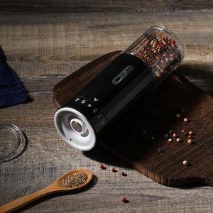 2025 New Rechargeable <strong>Large</strong> Capacity Electric Spice Mills Ceramic Burr <strong>Grinder</strong> Electric Salt and <strong>Pepper</strong> <strong>Grinder</strong> with LED Light - Product Image 5