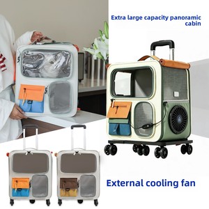 Mochila LOVEPET para Gatos con Tecnología IA, de Tela Oxford, con Cierre, Ventilador, Múltiples Bolsillos y Asa de Transporte, para Uso en Exteriores - Product Image 2