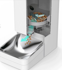 Xiaomi Mijia เครื่องให้อาหารสุนัขแมวเครื่องให้อาหารสัตว์เลี้ยงอัจฉริยะที่ป้อนผ่านแอป WiFi รีโมทคอนโทรลที่ให้อาหารสัตว์เลี้ยงอัตโนมัติพร้อม4L - Product Image 3