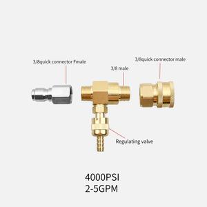 เครื่องฉีดน้ำแรงดันสูง ชุดหัวฉีดสารเคมีปรับได้ พร้อมสายดูดน้ำ 3 เมตร - Product Image 4