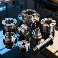 Mecanizado CNC de 5 Ejes, Piezas Mecánicas de Aleación de Aluminio de Alta Precisión, Accesorios Mecánicos Personalizados OEM