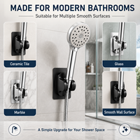 Support mural adhésif puissant pour accessoires de salle de bain, sans perçage, pour douches modernes