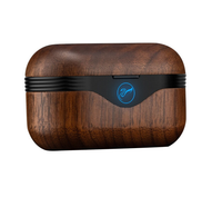 Audífonos Inalámbricos Hi-Fi HiVi AW-76 TWS, Bluetooth 5.0, Estuche de Carga de Madera
