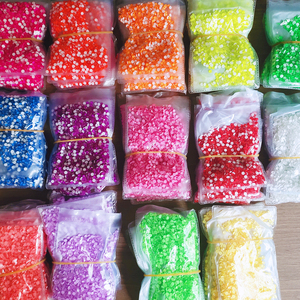 高品质霓虹荧光SS3-SS30玻璃水晶水钻平背无修补斯特拉斯杯2袋厂家直销 - Product Image 3