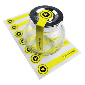 Étiquettes personnalisées imperméables adhésives pour miel, confiture, jus, bouteilles alimentaires, emballages alimentaires, pots, étiquettes en papier kraft - Product Image 6