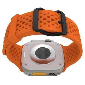 Bracelet de montre en silicone respirant à petits trous, adapté à l'Apple Watch Ultra 9876543210 SE, nouveau modèle - Product Image 1