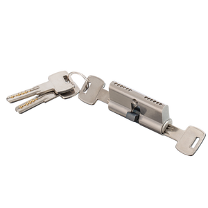 Serrures ovales Offre Spéciale Euro Cylindre 60MM 17*<span class=keywords><strong>33</strong></span>*10mm Cylindres Serrure de porte en aluminium avec clé principale - Product Image 1