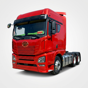 Camion tracteur lourd FAW JieFang JH6 6X4 couleur rouge, marque chinoise - Product Image 1