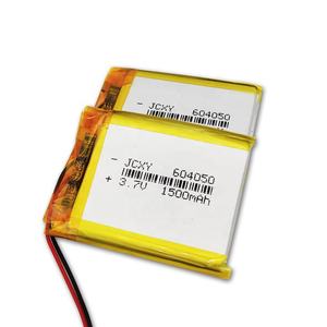 แบตเตอรี่ลิเธียมไอออนลิโพคุณภาพสูงแบบชาร์จได้ รุ่น <span class=keywords><strong>604050</strong></span> 3.7V 1500mAh พร้อมแผงวงจรป้องกัน (PCB) - Product Image 2